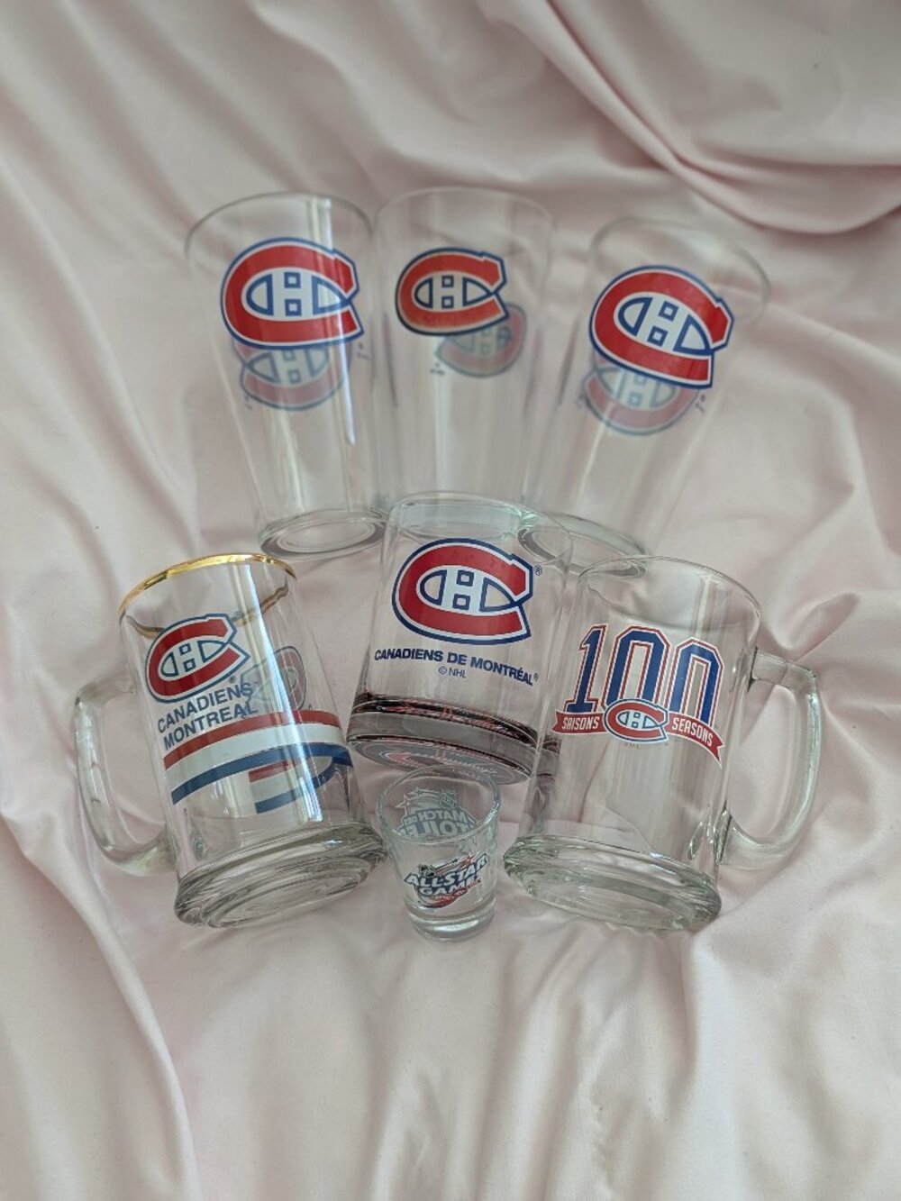 Montreal Canadiens Bar Glassware Fan Pack Set of 7